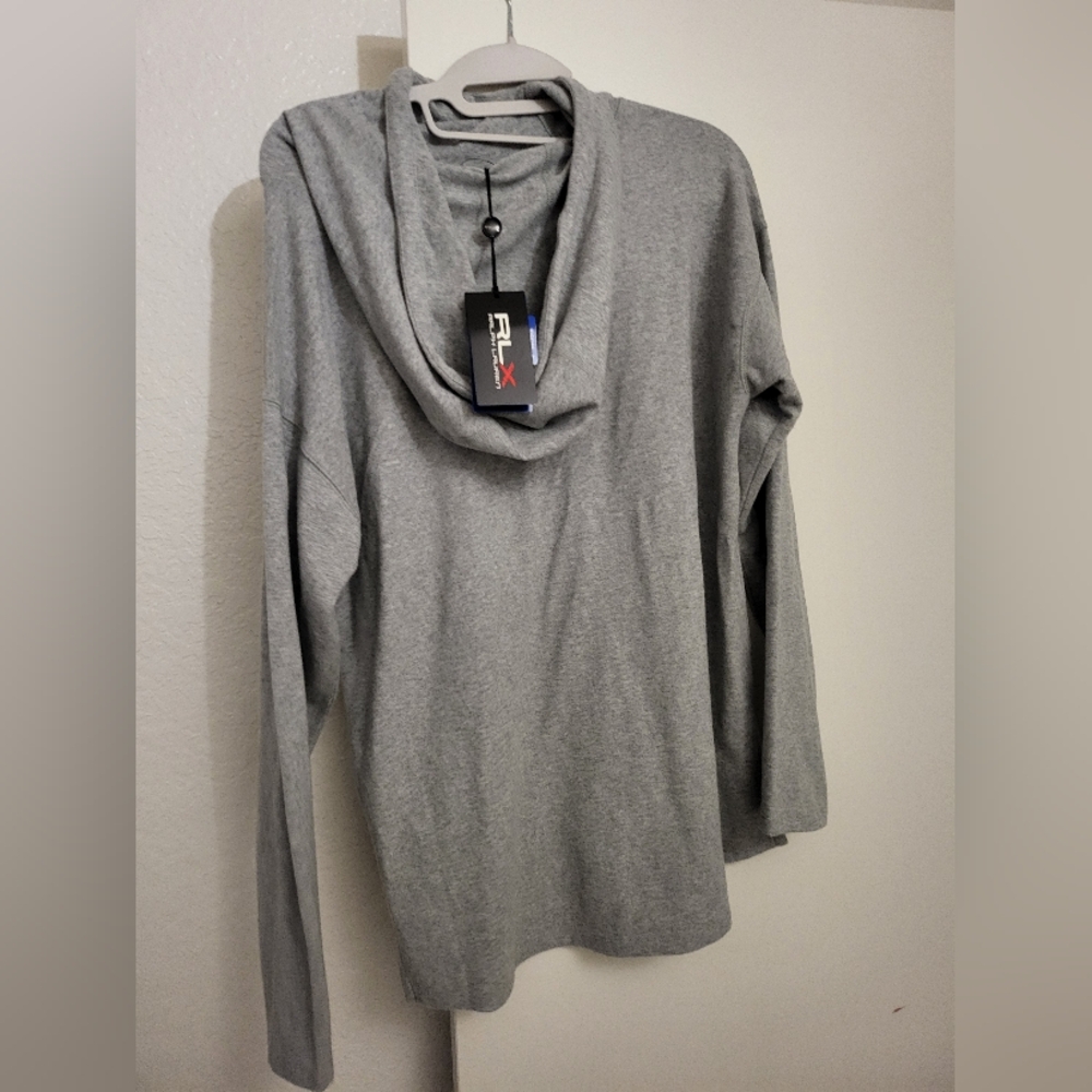 Ralph Lauren Gray Knit Sweater. Ptp 23in